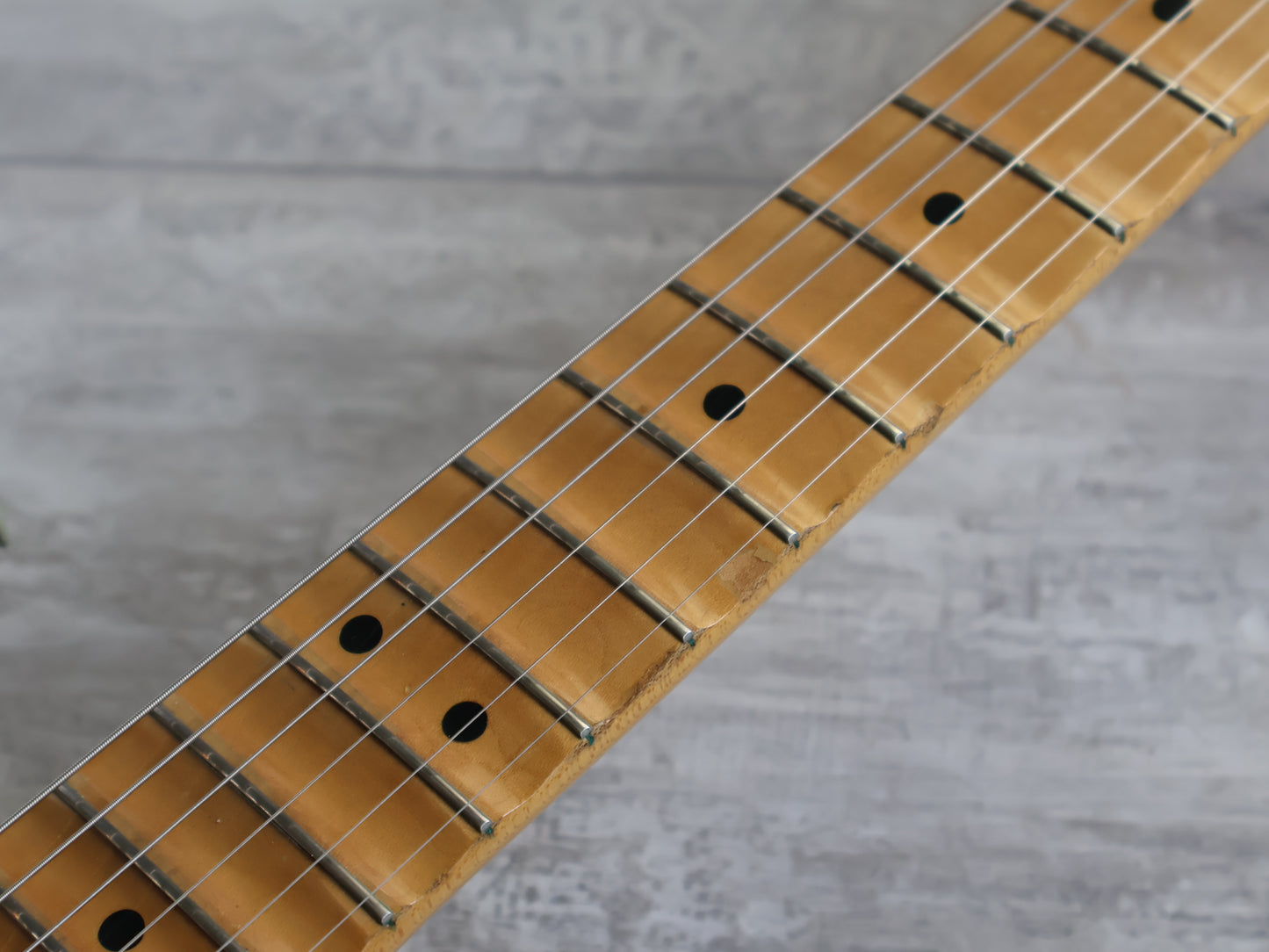 1989 Fender Japan "E Series" ST72-75 '72 Reissue Scalloped Stratocaster (Olympic White)