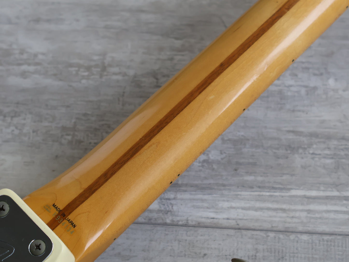 1989 Fender Japan "E Series" ST72-75 '72 Reissue Scalloped Stratocaster (Olympic White)