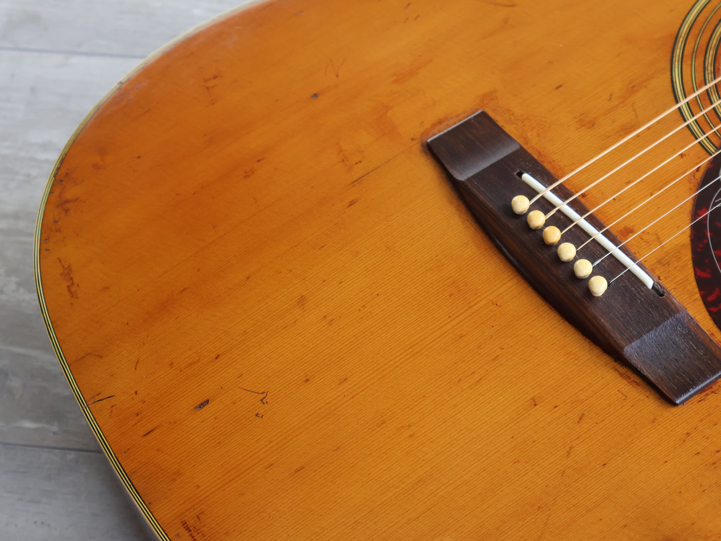 1972 Yamaha Japan FG-350E Acoustic w/Pickup