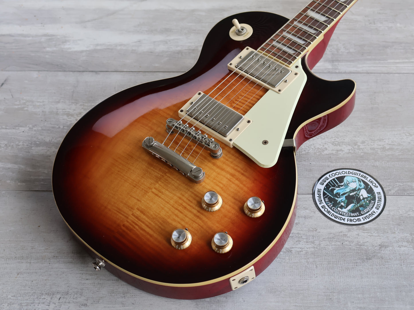 2020 Epiphone Les Paul Standard 60's Figured Top (Iced Tea)