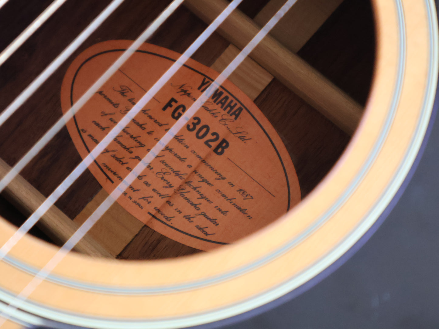 1980's Yamaha FG-302B OM Sized Acoustic