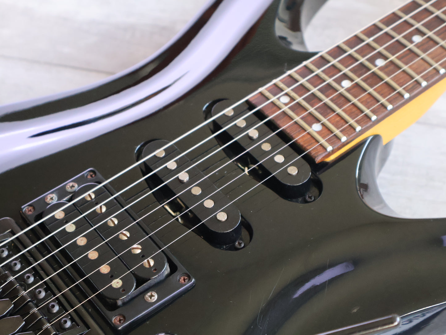 1988 Yamaha Japan RGZ 11 HSS Superstrat (Black)