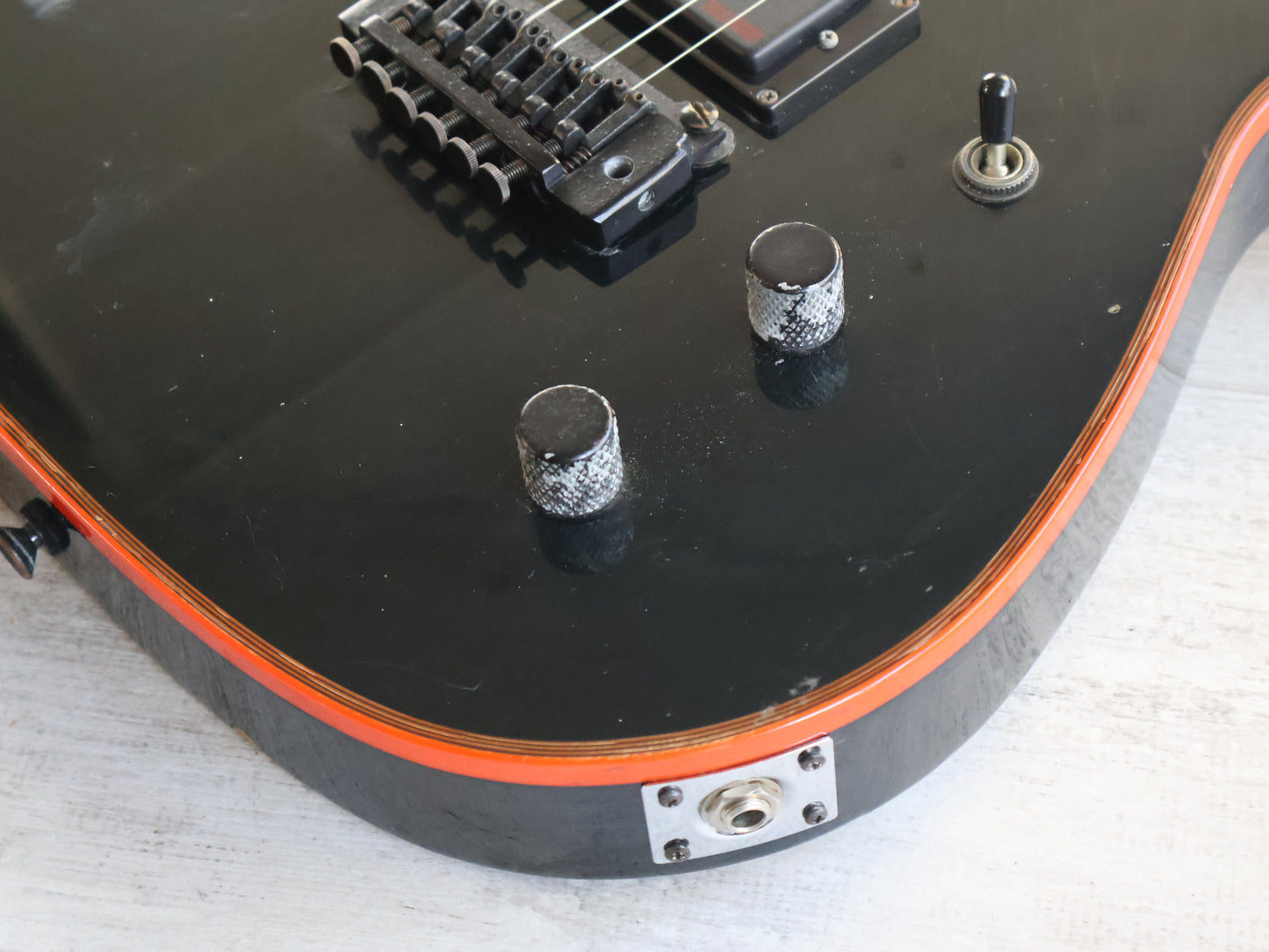 1984 Washburn Japan WT-24V Tour 24 HH Telecaster (Black/Red)