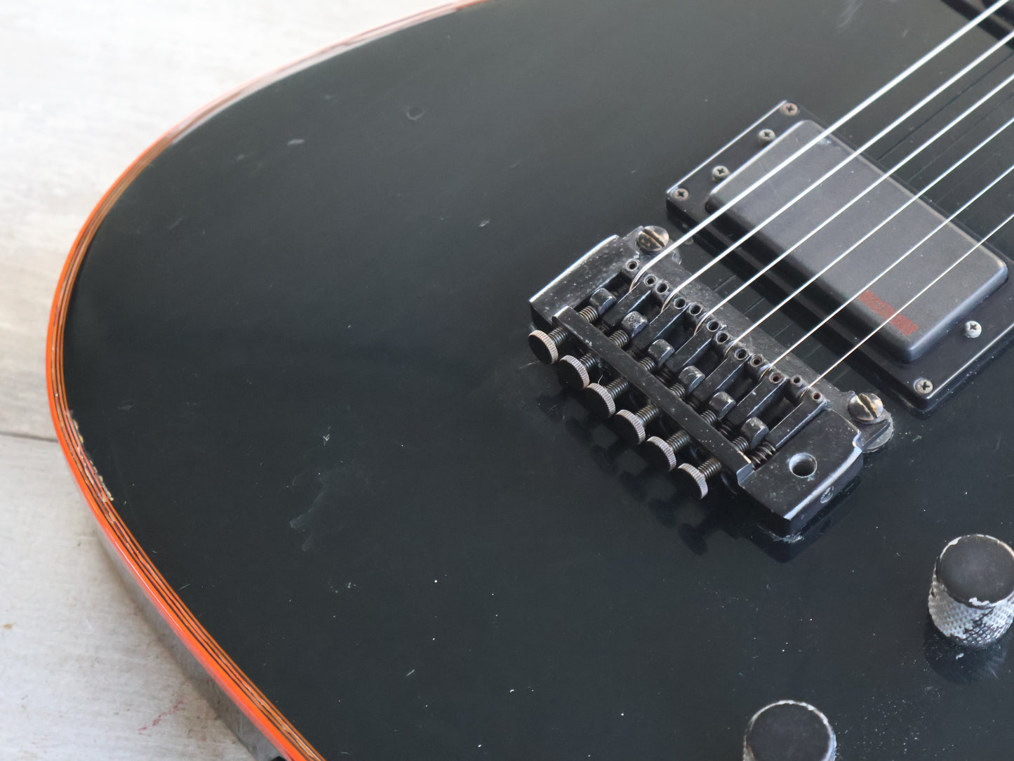 1984 Washburn Japan WT-24V Tour 24 HH Telecaster (Black/Red)