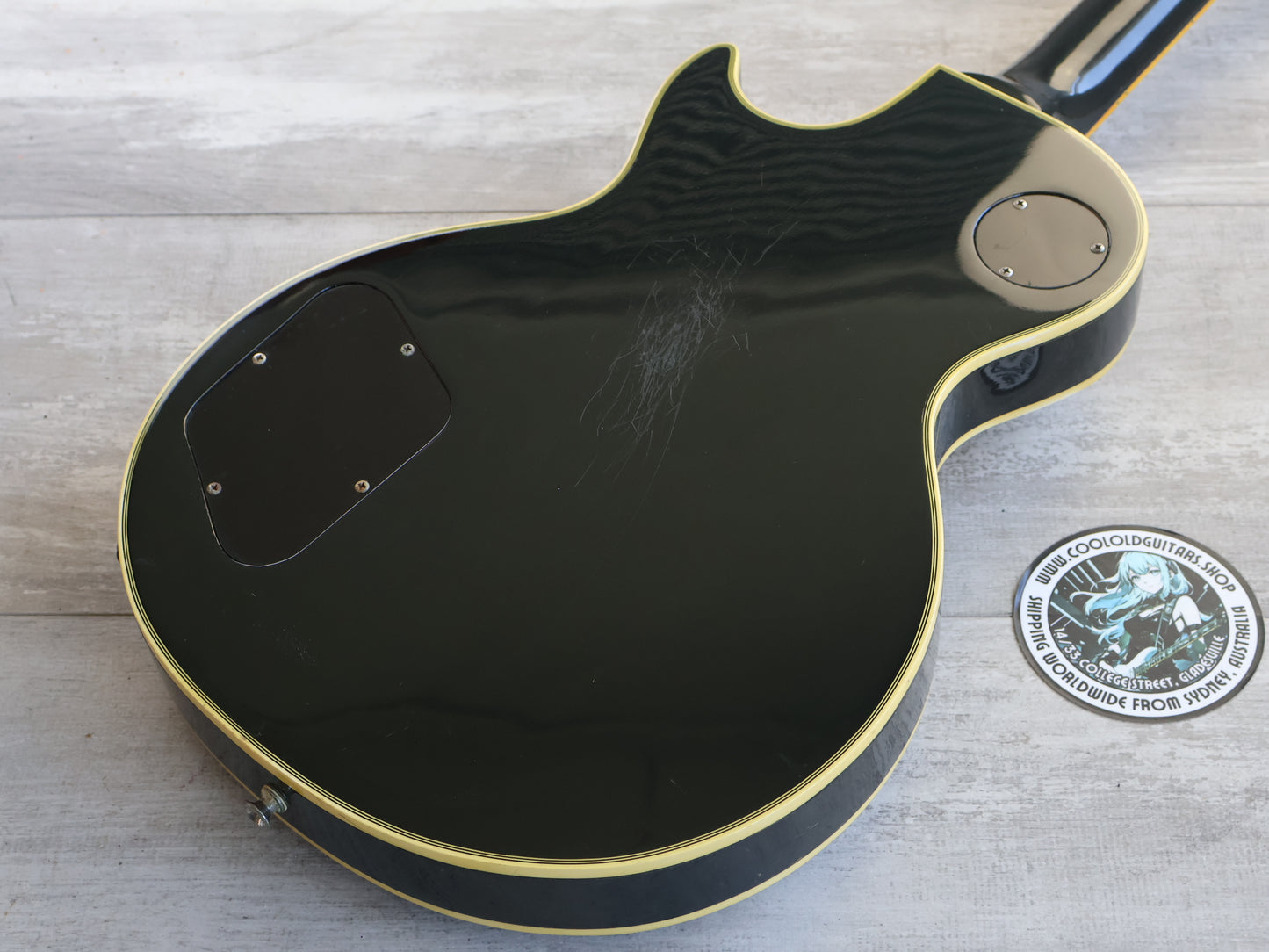 1978 Greco Japan EG-600PB "Black Beauty" Les Paul Custom (Ebony)