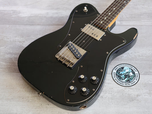 1983 Squier (by Fender Japan) SQ Series CTC-55 Telecaster Custom (Black)