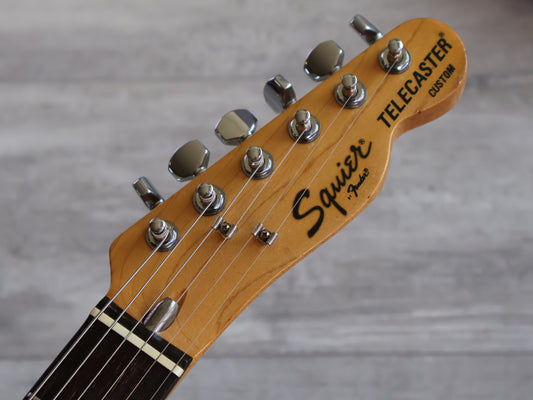 1983 Squier (by Fender Japan) SQ Series CTC-55 Telecaster Custom (Black)