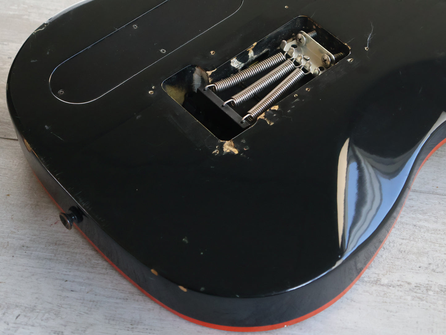 1984 Washburn Japan WT-24V Tour 24 HH Telecaster (Black/Red)