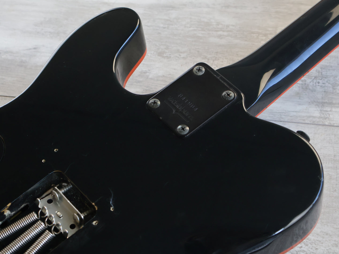 1984 Washburn Japan WT-24V Tour 24 HH Telecaster (Black/Red)