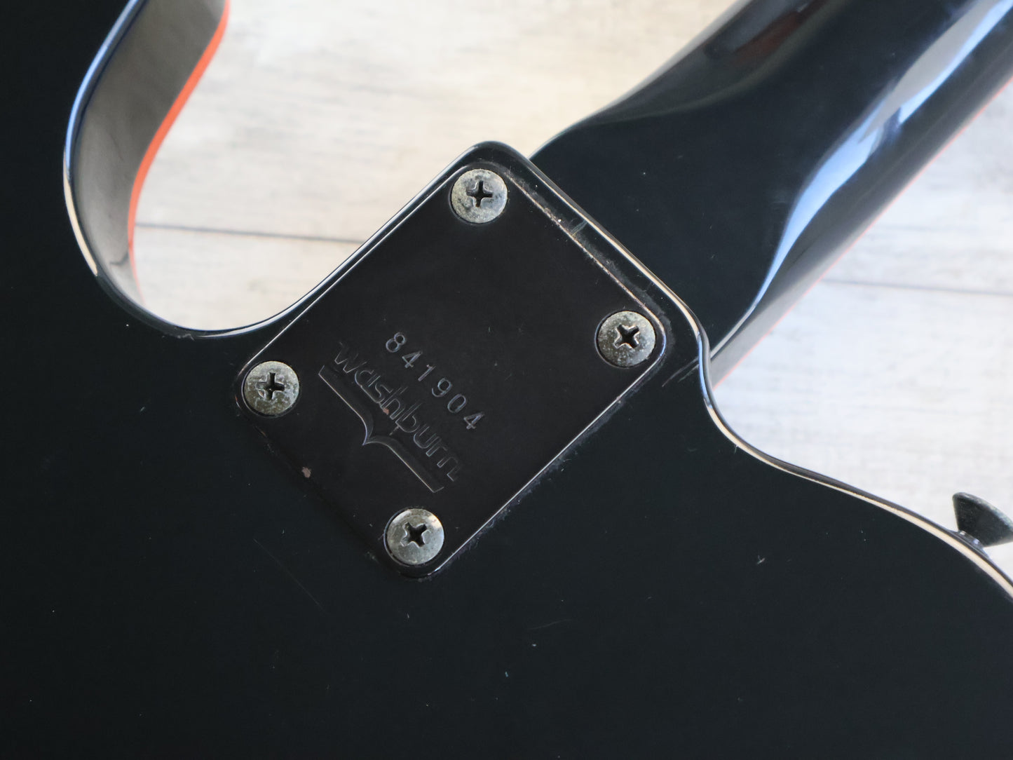 1984 Washburn Japan WT-24V Tour 24 HH Telecaster (Black/Red)