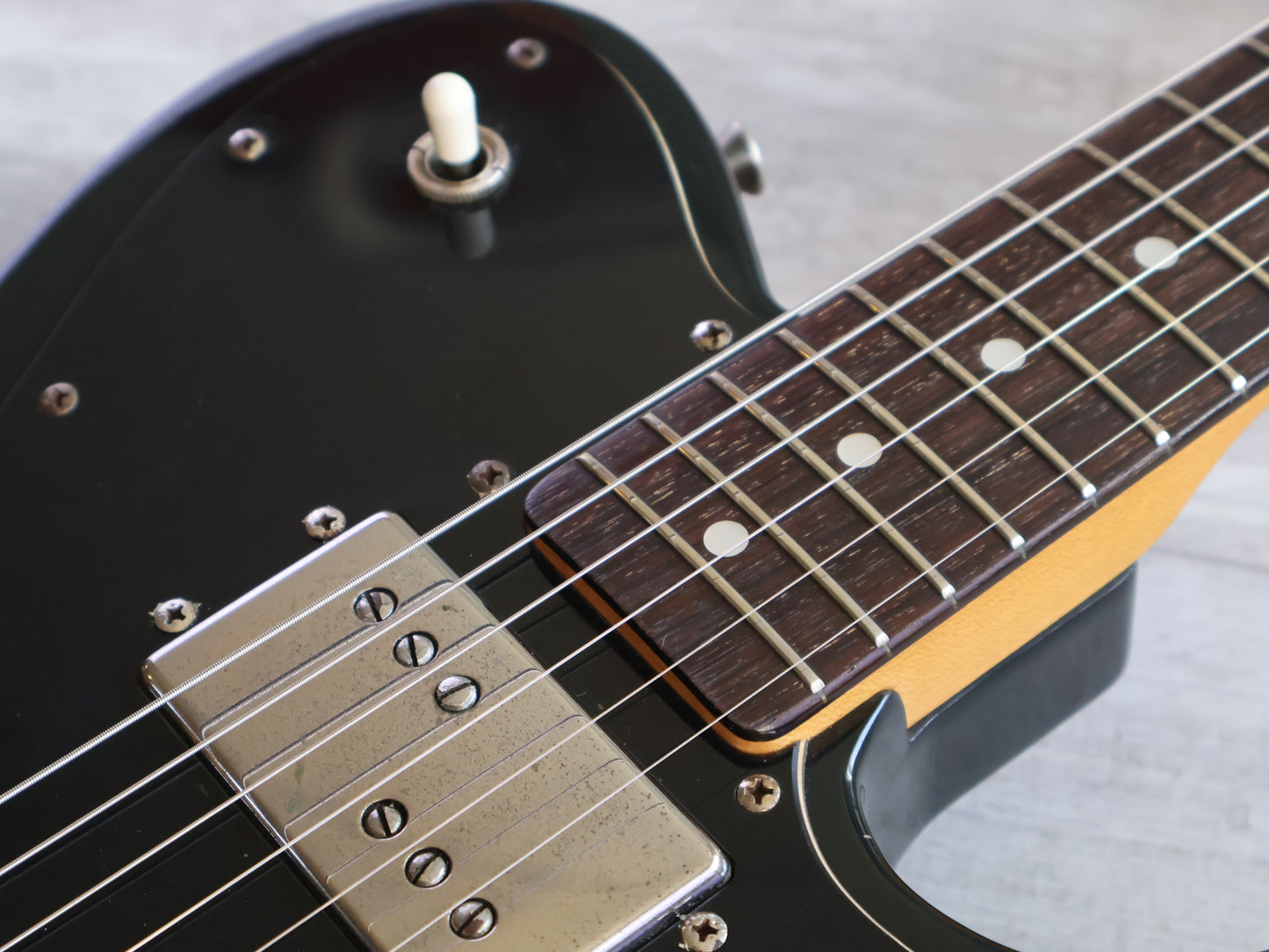 1983 Squier (by Fender Japan) SQ Series CTC-55 Telecaster Custom (Black)