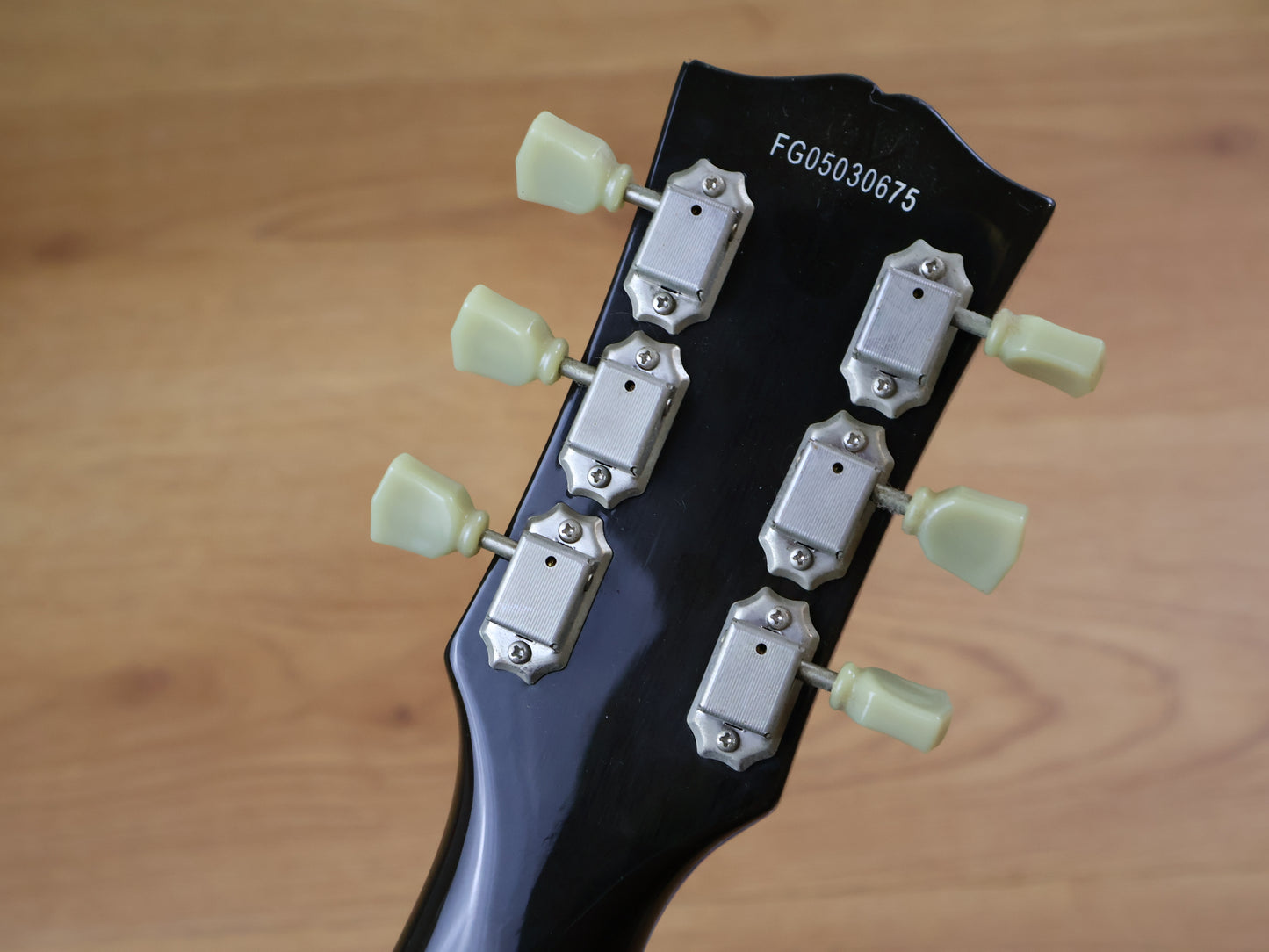 2005 Burny "Super Grade" Les Paul Standard (Transaparent Grey Flame)