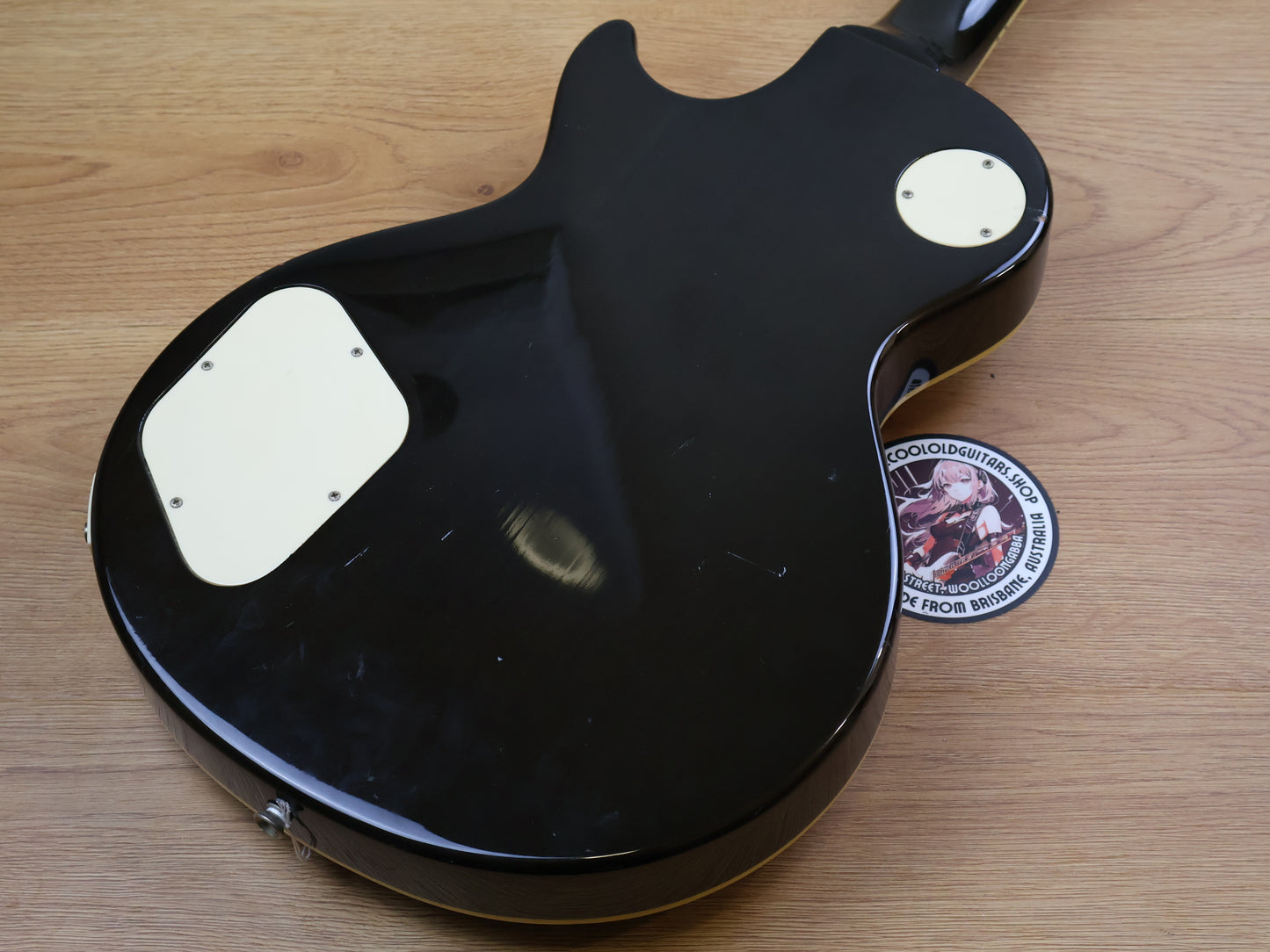 2005 Burny "Super Grade" Les Paul Standard (Transaparent Grey Flame)