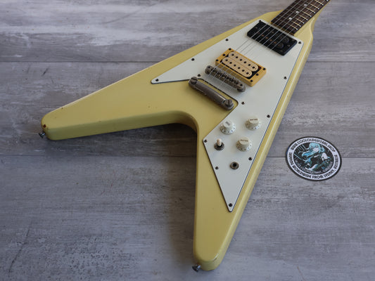 1981 Greco Japan FV-600 Flying V (Vintage White)