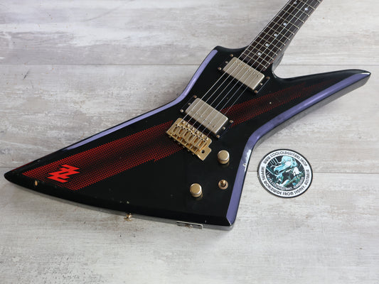 1983 Aria Pro II Japan ZZ Deluxe Explorer (Black/Red)