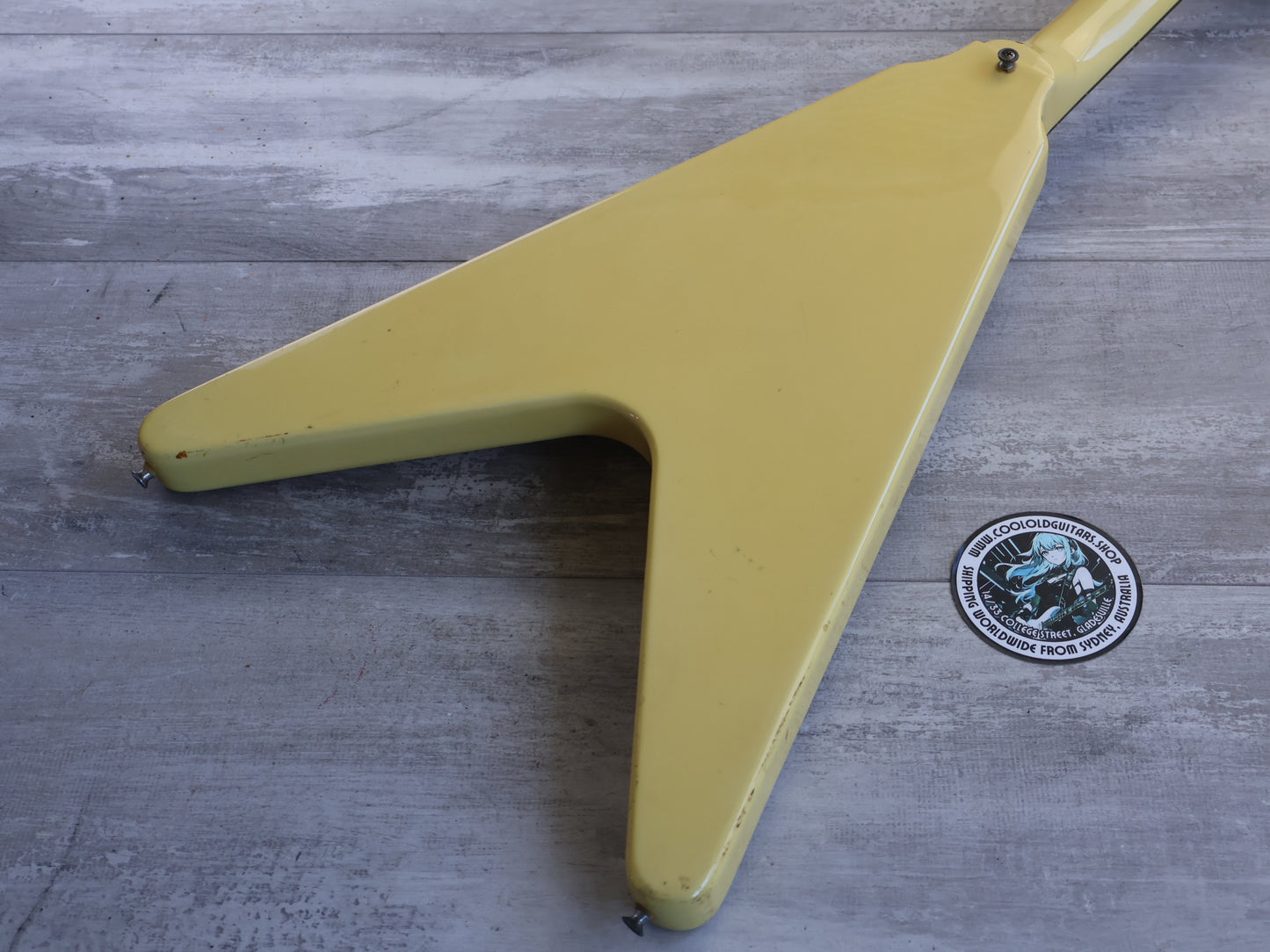 1981 Greco Japan FV-600 Flying V (Vintage White)