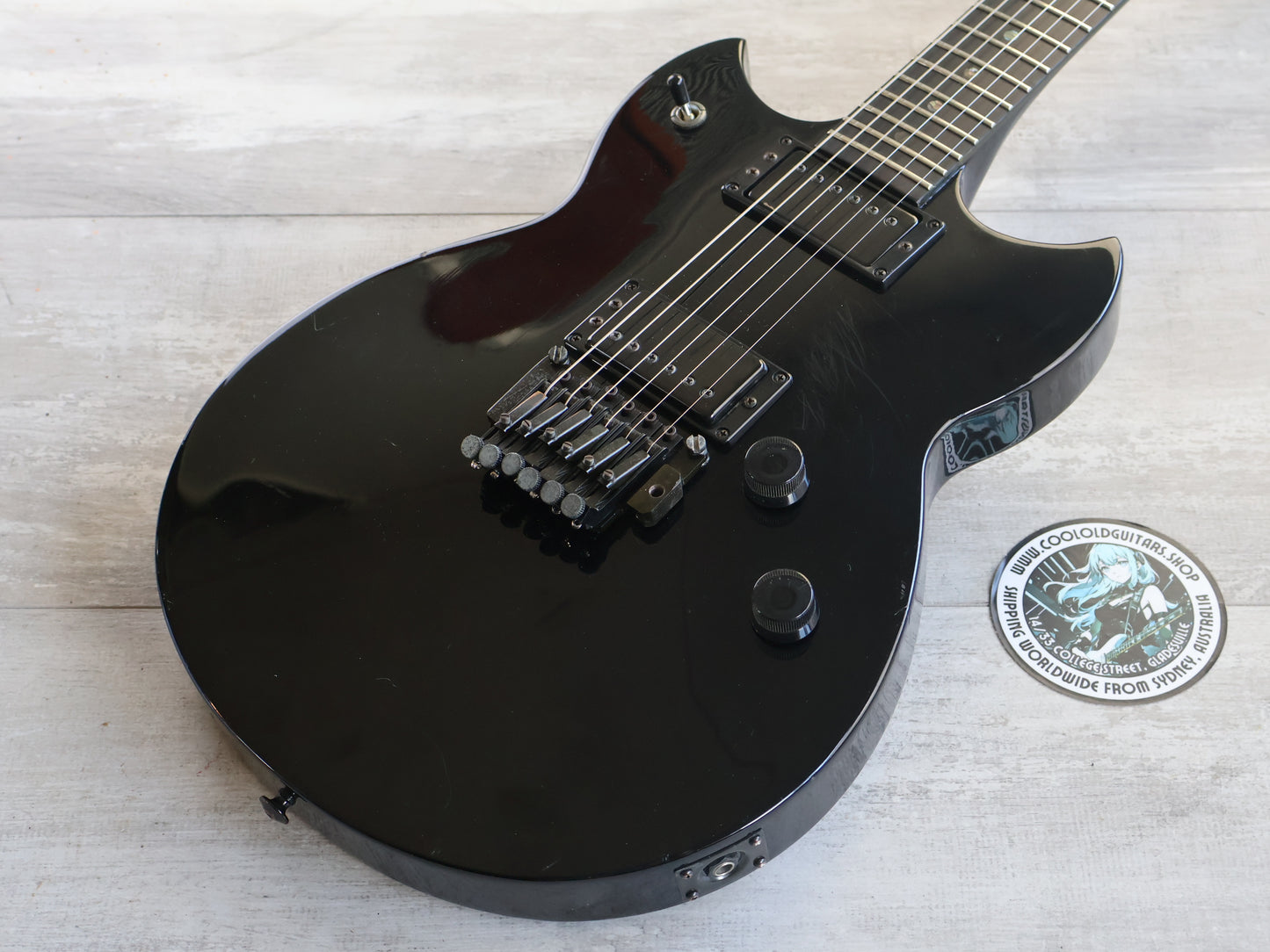 1985 Yamaha Japan SG1300TS Double Cutaway (Black)