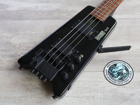 1990 Hohner B2A-DB Headless Paddle Bass Guitar w/Steinberger System