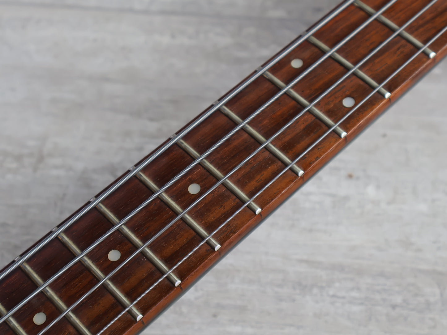 1990 Hohner B2A-DB Headless Paddle Bass Guitar w/Steinberger System