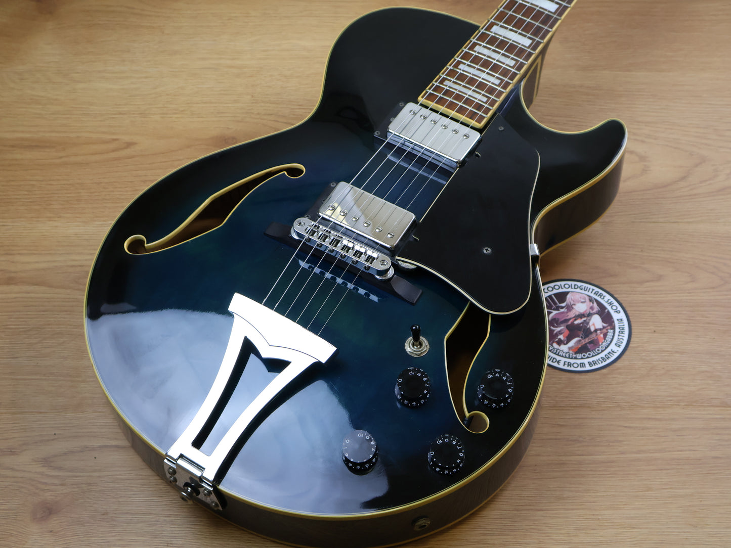 2002 Ibanez Artcore AG75-TBS-12-01 Hollowbody (Transparent Blue)