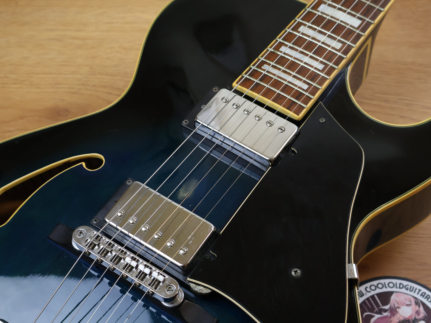 2002 Ibanez Artcore AG75-TBS-12-01 Hollowbody (Transparent Blue)