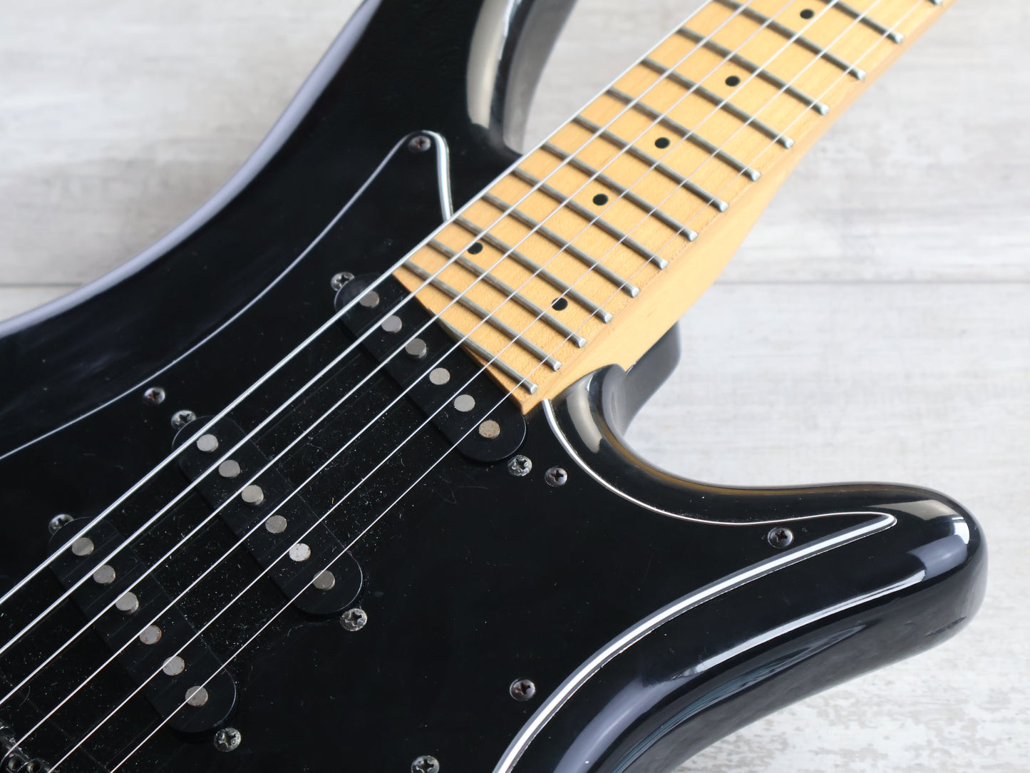 1989 Yamaha Japan MG111 26 Fret Electric Guitar (Black)