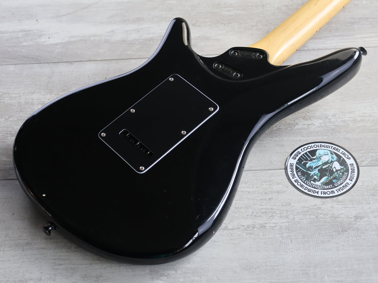 1989 Yamaha Japan MG111 26 Fret Electric Guitar (Black)