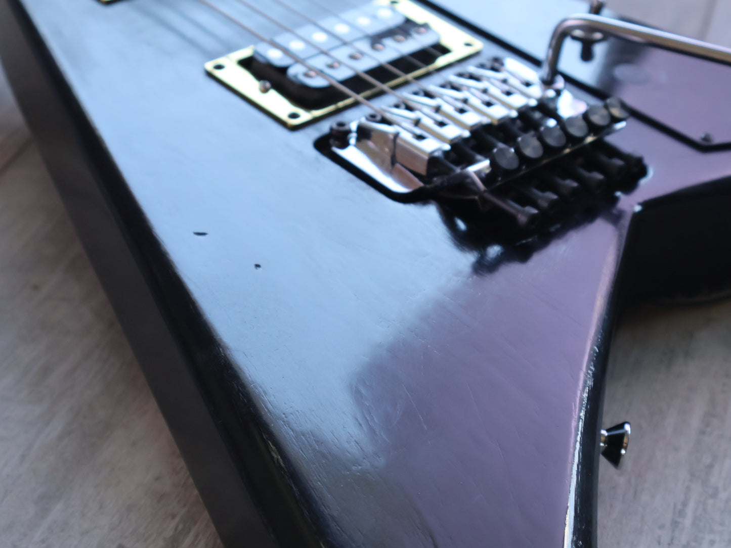 1990's Grover Jackson Charvel Japan Rhoads Flying V (Black)