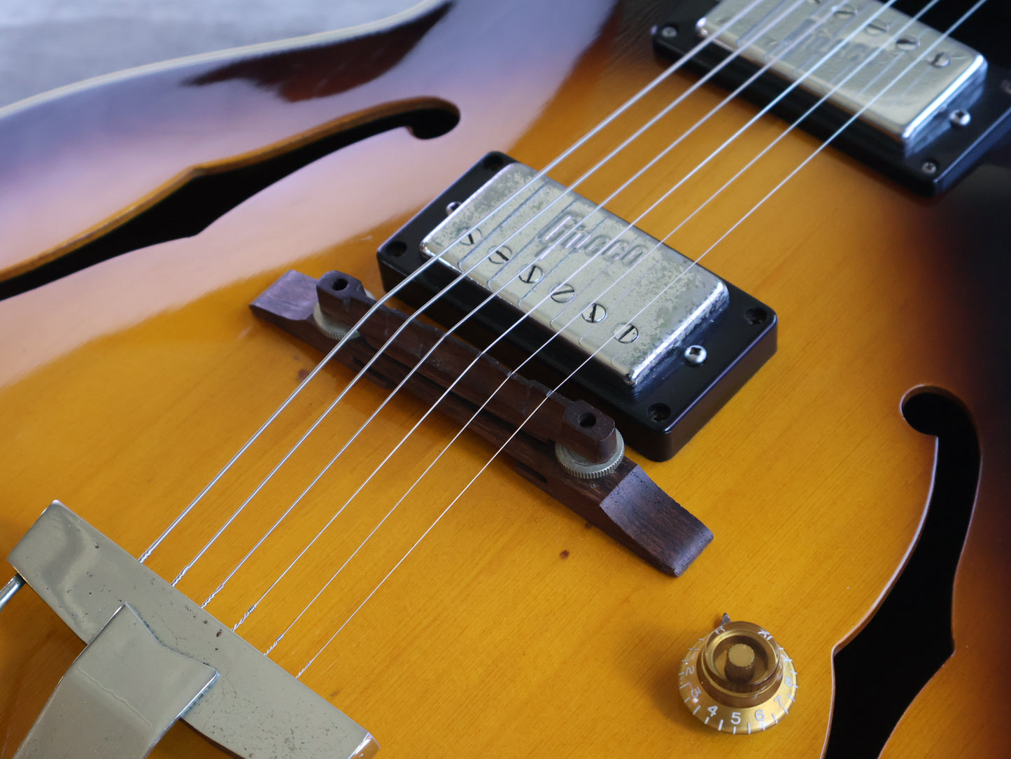 1973 Greco Japan S-50 ES-175 Hollowbody Jazzbox (Brown Sunburst)