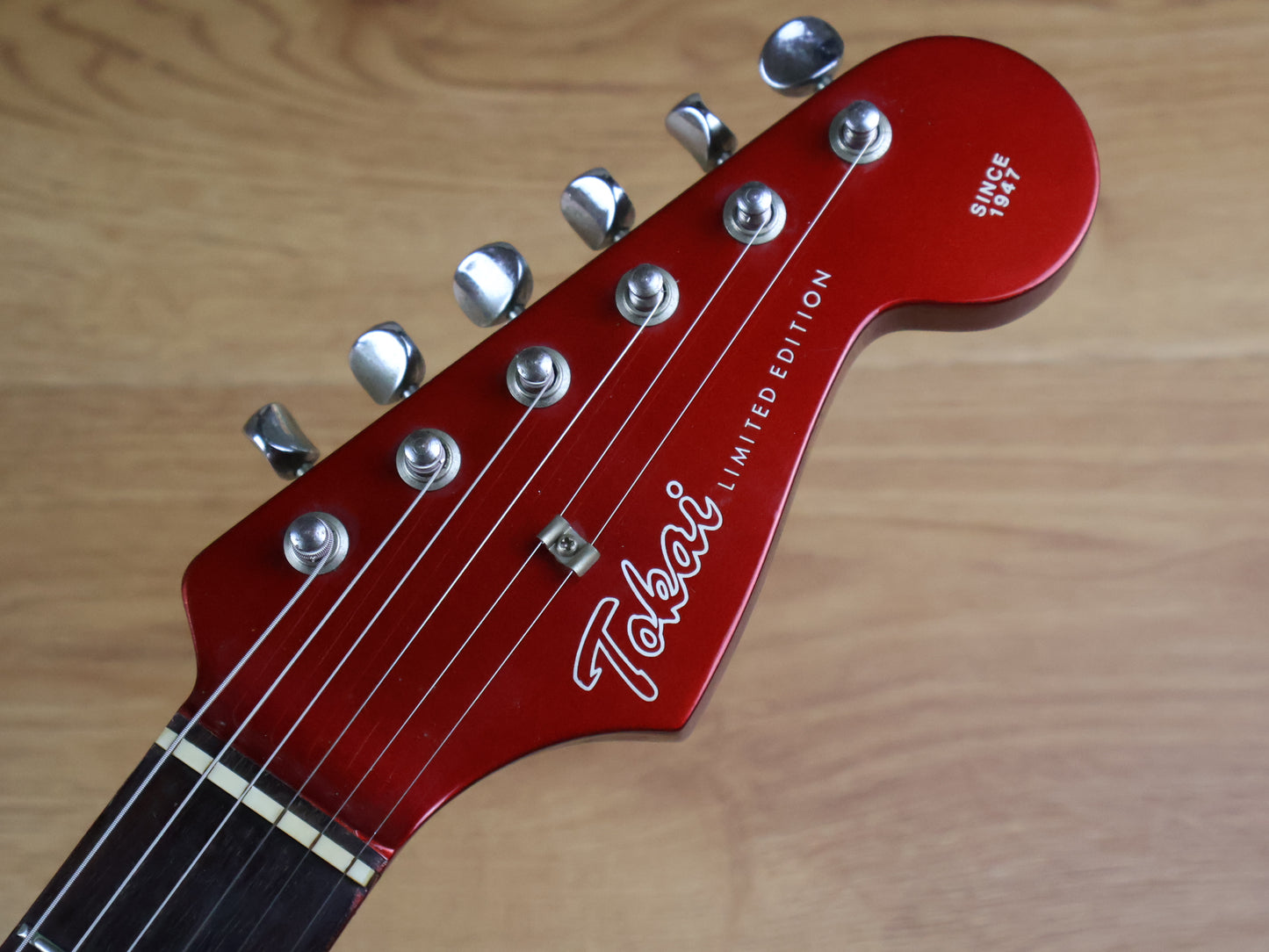 1985 Tokai Japan TST-36 Limited Edition Contemporary HH Stratocaster (Candy Apple Red)