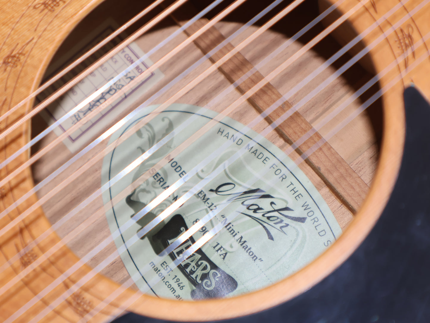 Maton EM-12 Mini Maton 12 String Acoustic w/Pickup