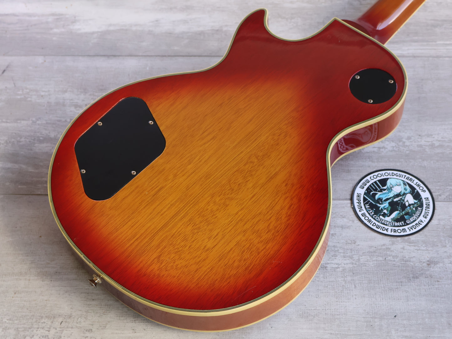 1982 Greco Japan EG-600PR Super Power Les Paul Custom (Cherry Sunburst)