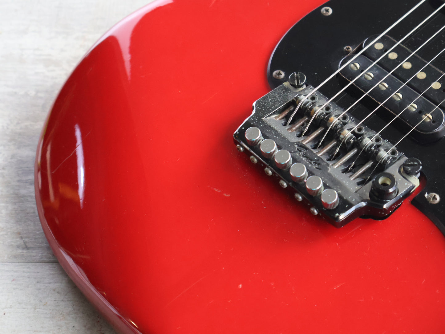 1984 Fender Japan Boxer "A Series" ST556 Boxer/Contemporary Stratocaster (Torino Red)