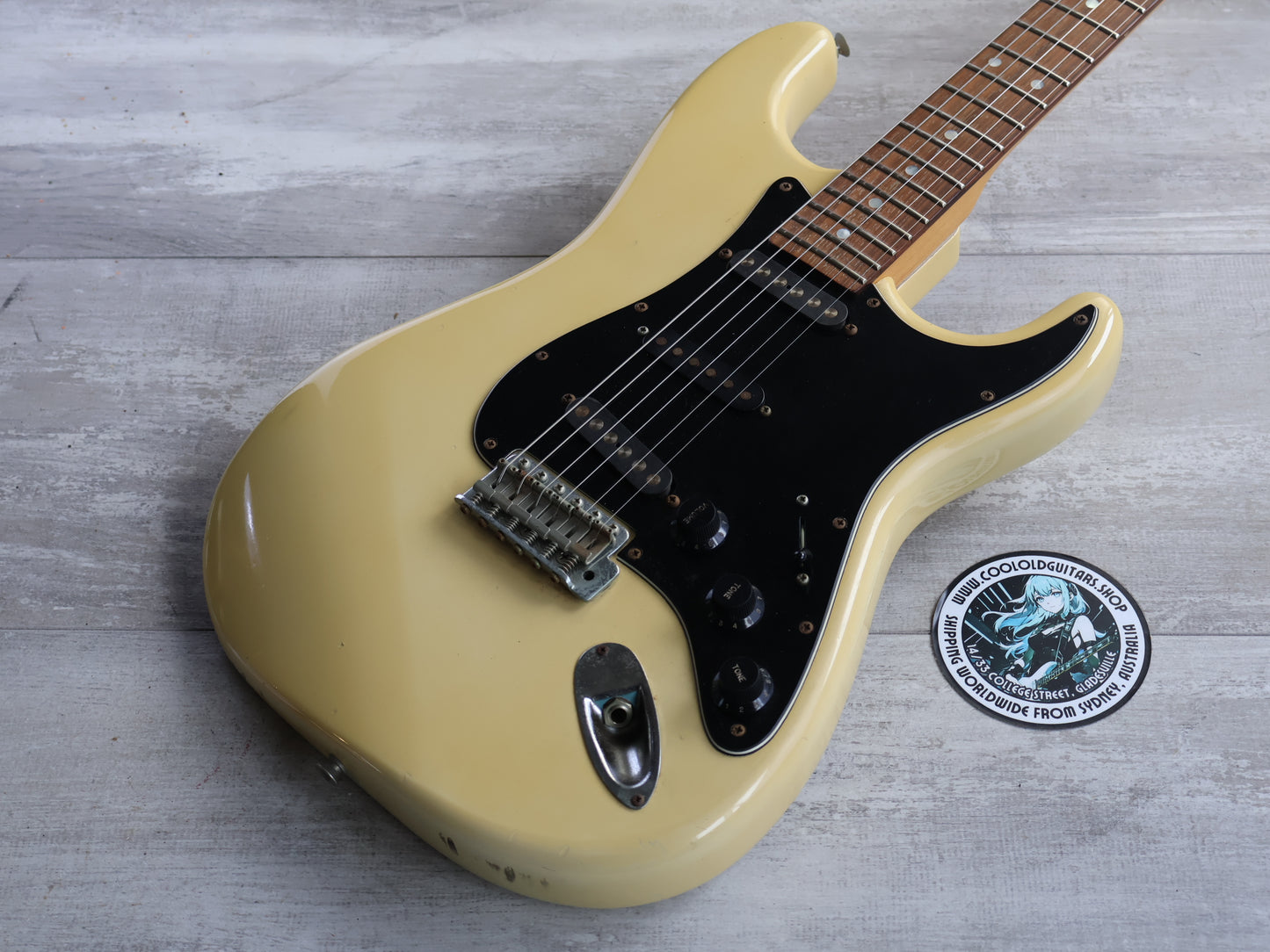 1982 Tokai Japan SS-48 Silver Star Stratocaster w/ESP Japan Neck (Vintage White)