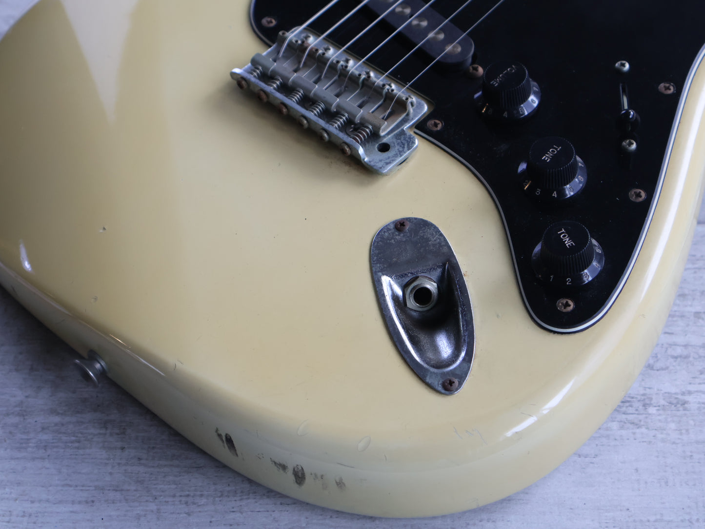 1982 Tokai Japan SS-48 Silver Star Stratocaster w/ESP Japan Neck (Vintage White)