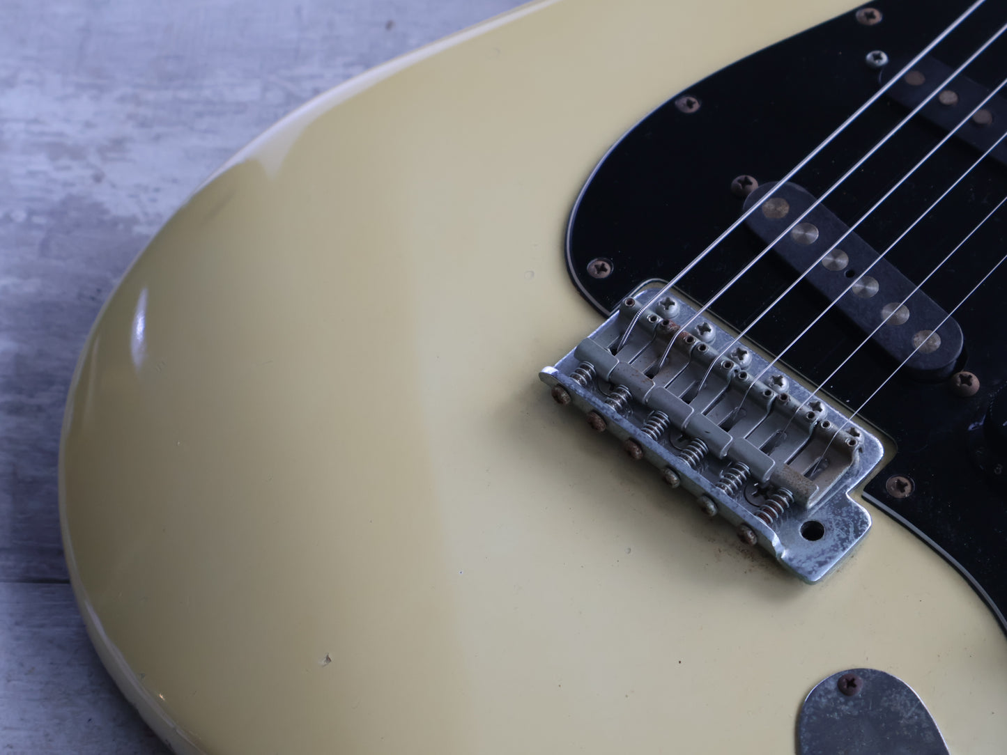 1982 Tokai Japan SS-48 Silver Star Stratocaster w/ESP Japan Neck (Vintage White)