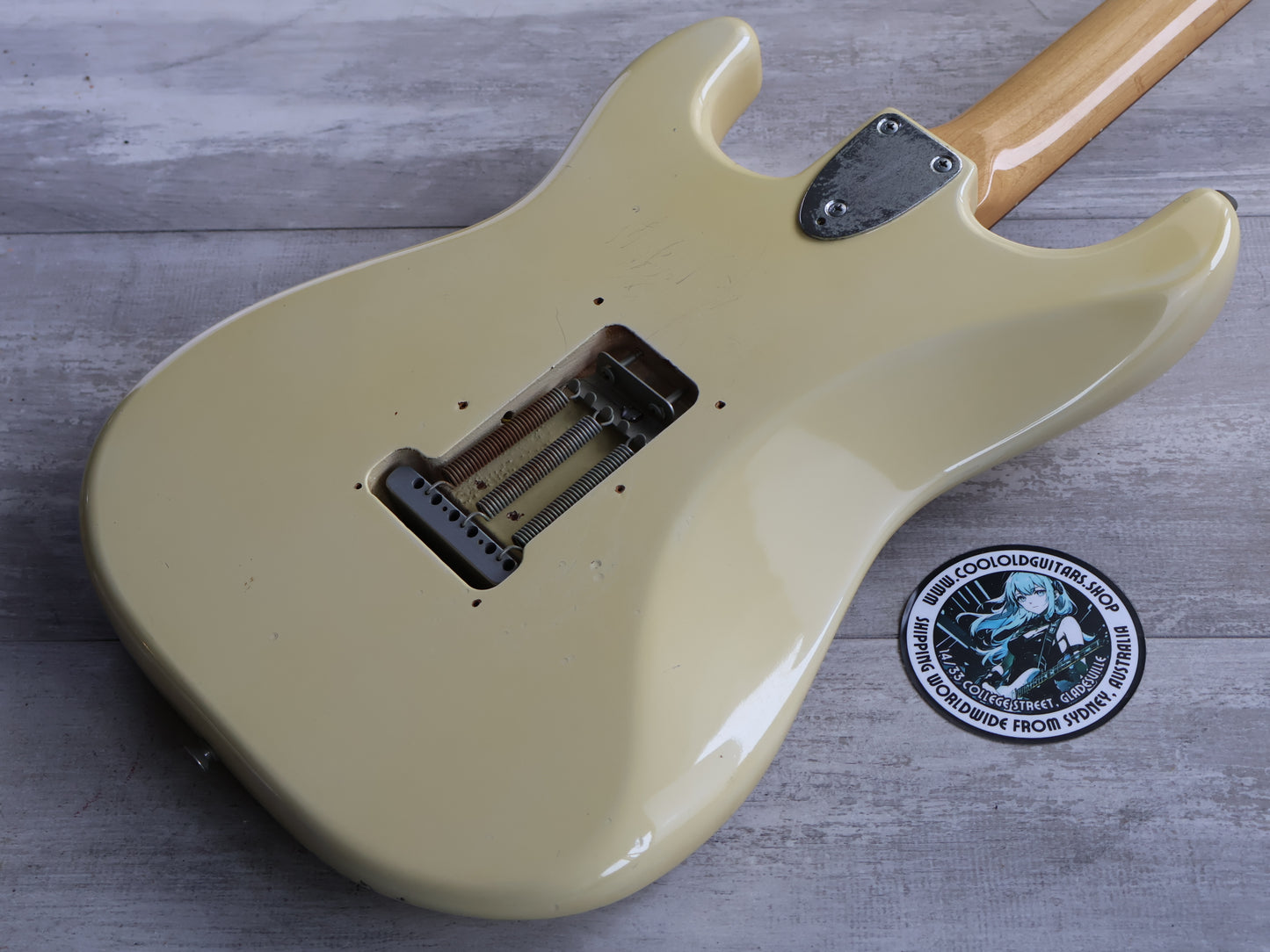 1982 Tokai Japan SS-48 Silver Star Stratocaster w/ESP Japan Neck (Vintage White)