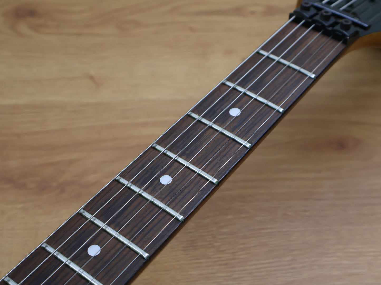 1992 Ibanez Japan RG570FM Superstrat (Transparent Blue)