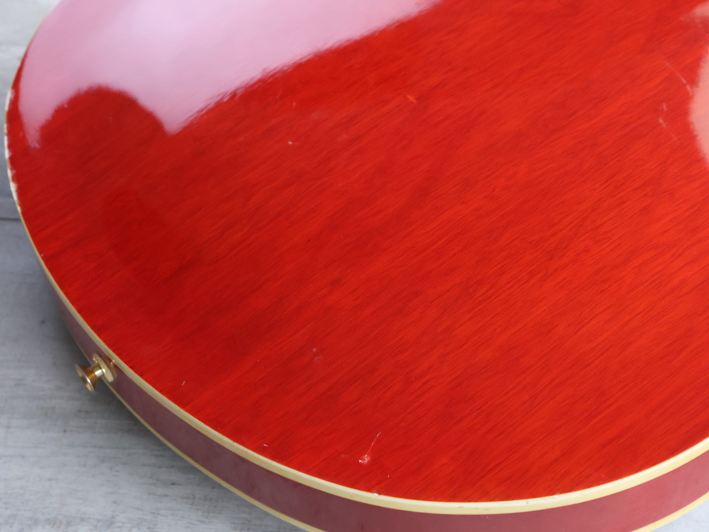 1989 Aria Pro II TA-500 Titan Hollowbody Electric (Wine Red)