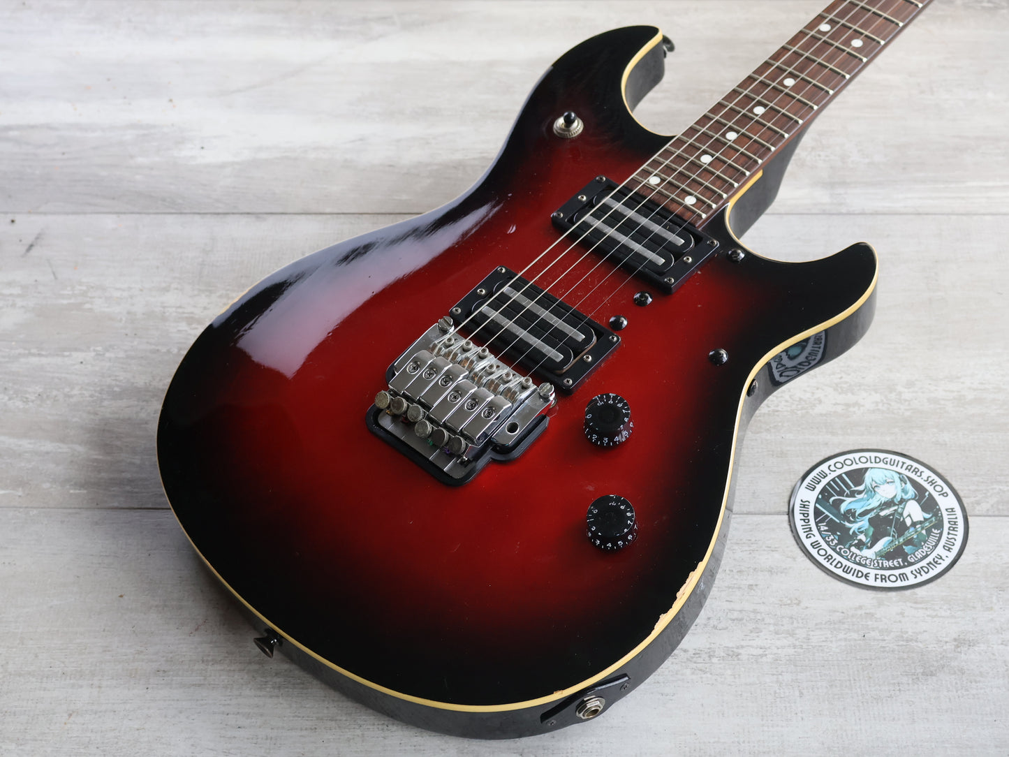 1987 Yamaha Japan SFX-III Kyoji Yamamoto Artist Model (Red & Black Sunburst)