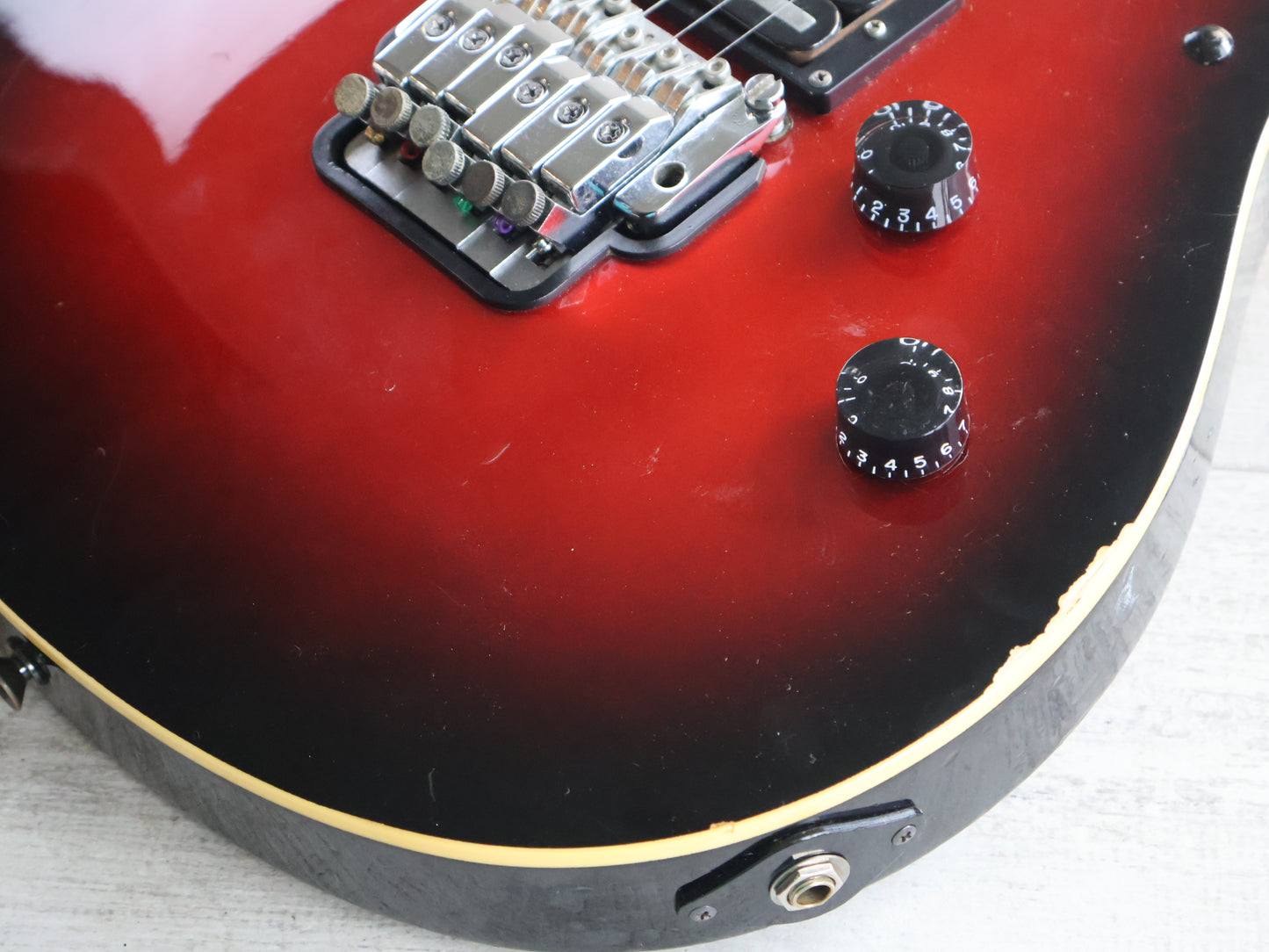 1987 Yamaha Japan SFX-III Kyoji Yamamoto Artist Model (Red & Black Sunburst)