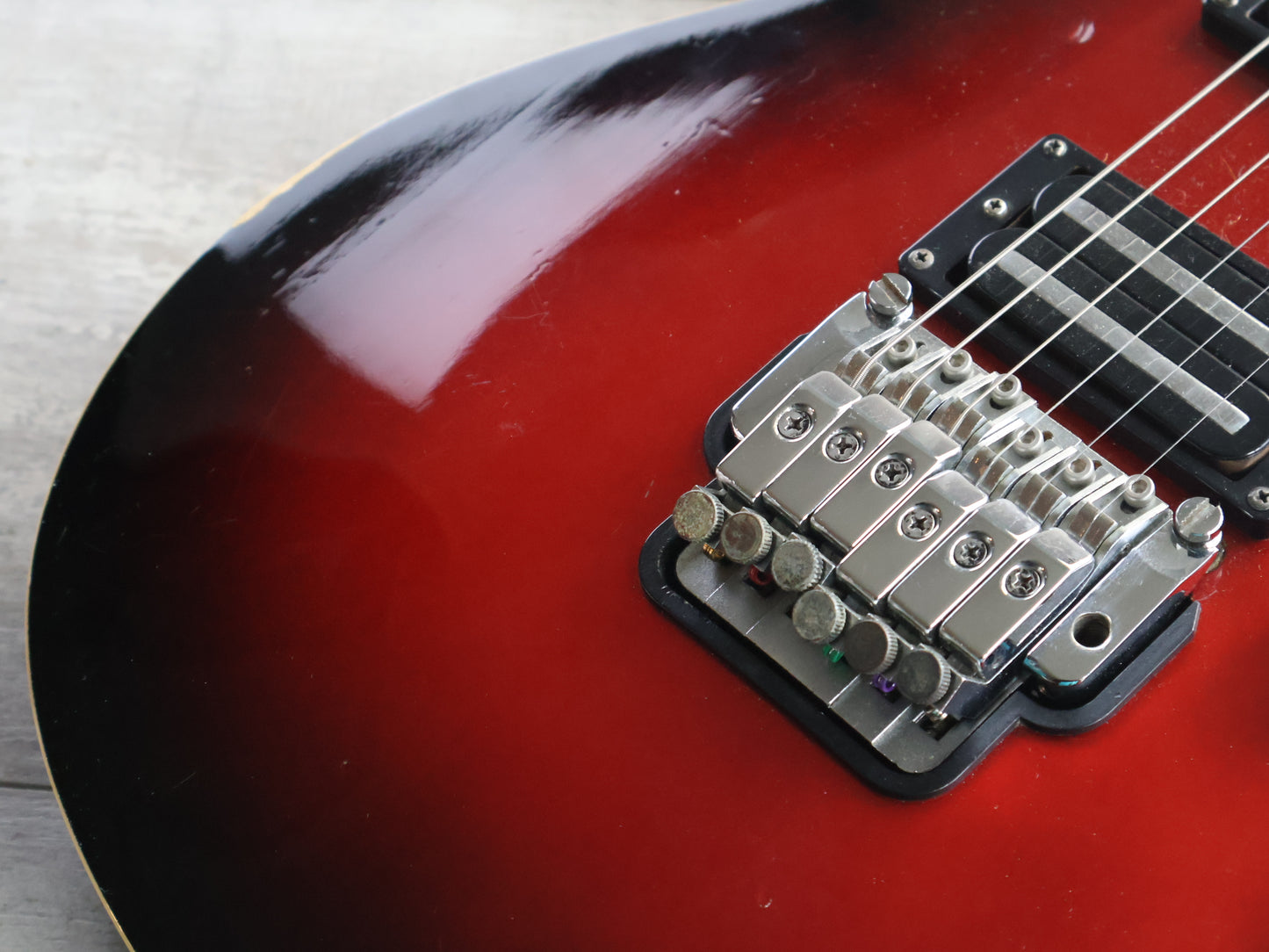 1987 Yamaha Japan SFX-III Kyoji Yamamoto Artist Model (Red & Black Sunburst)