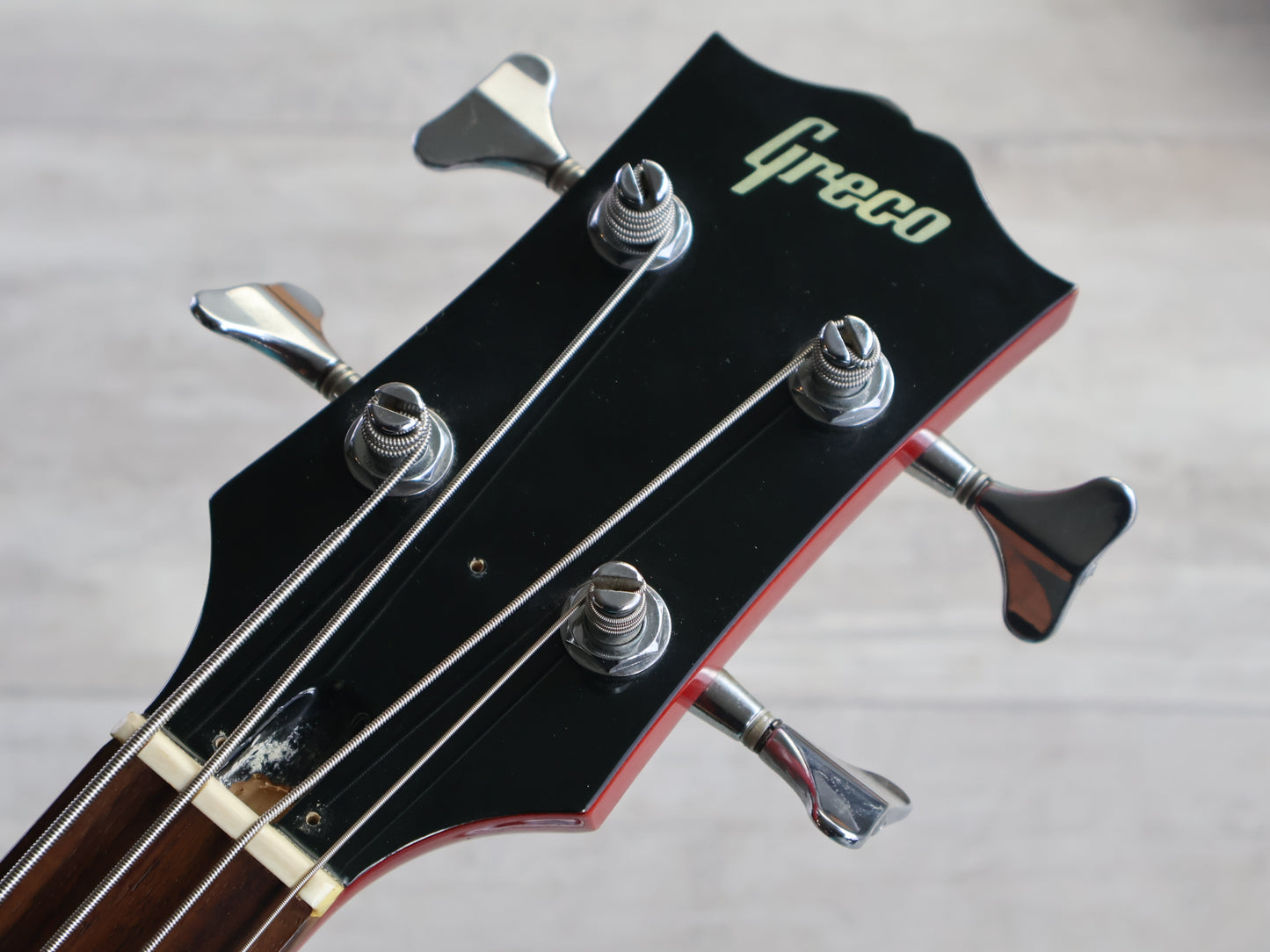 1981 Greco Japan EB-500 SG "EB" Long Scale Bass (Cherry Red)