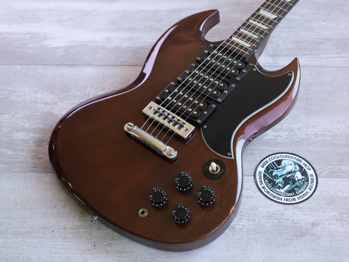 1979 Navigator (by ESP Japan) ES-11 "SGUDEL" '73 Reissue SG (Walnut)