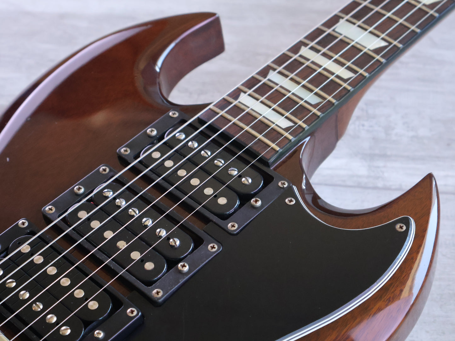 1979 Navigator (by ESP Japan) ES-11 "SGUDEL" '73 Reissue SG (Walnut)