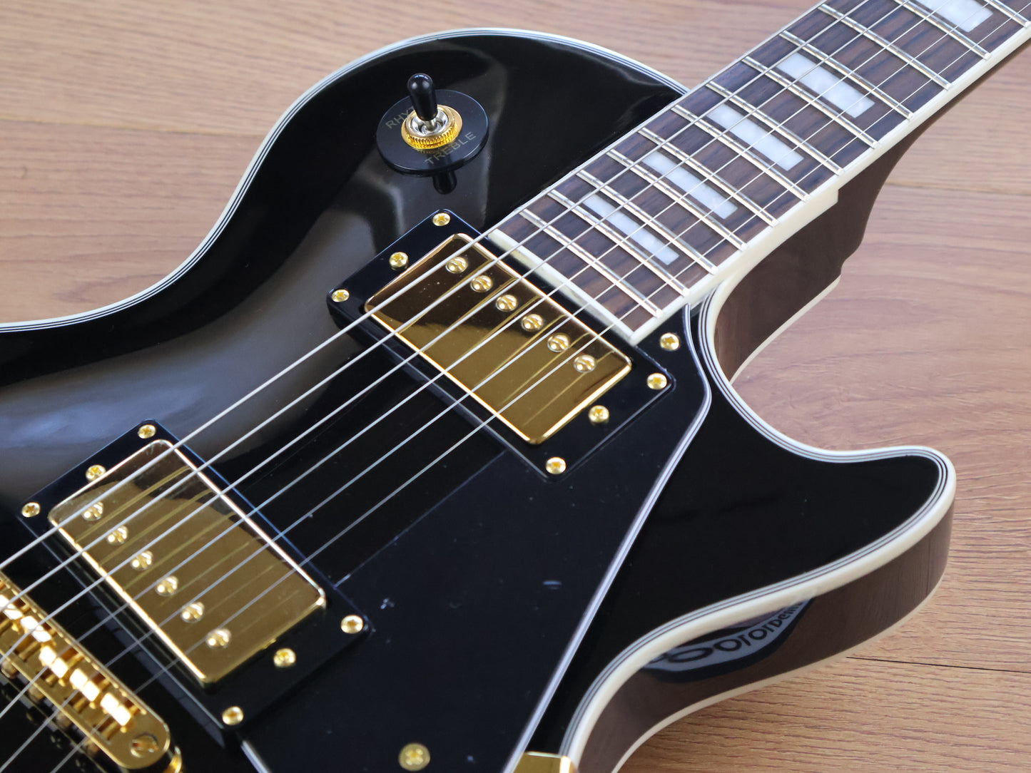 Blitz by Aria Pro II Les Paul Custom (Black)