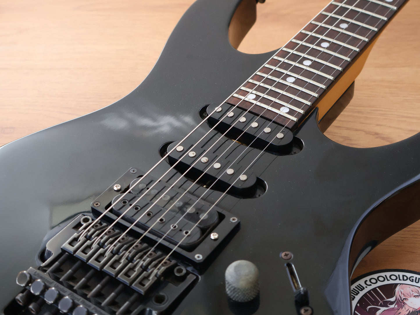 1997 Ibanez Japan RG560 Superstrat (Black)