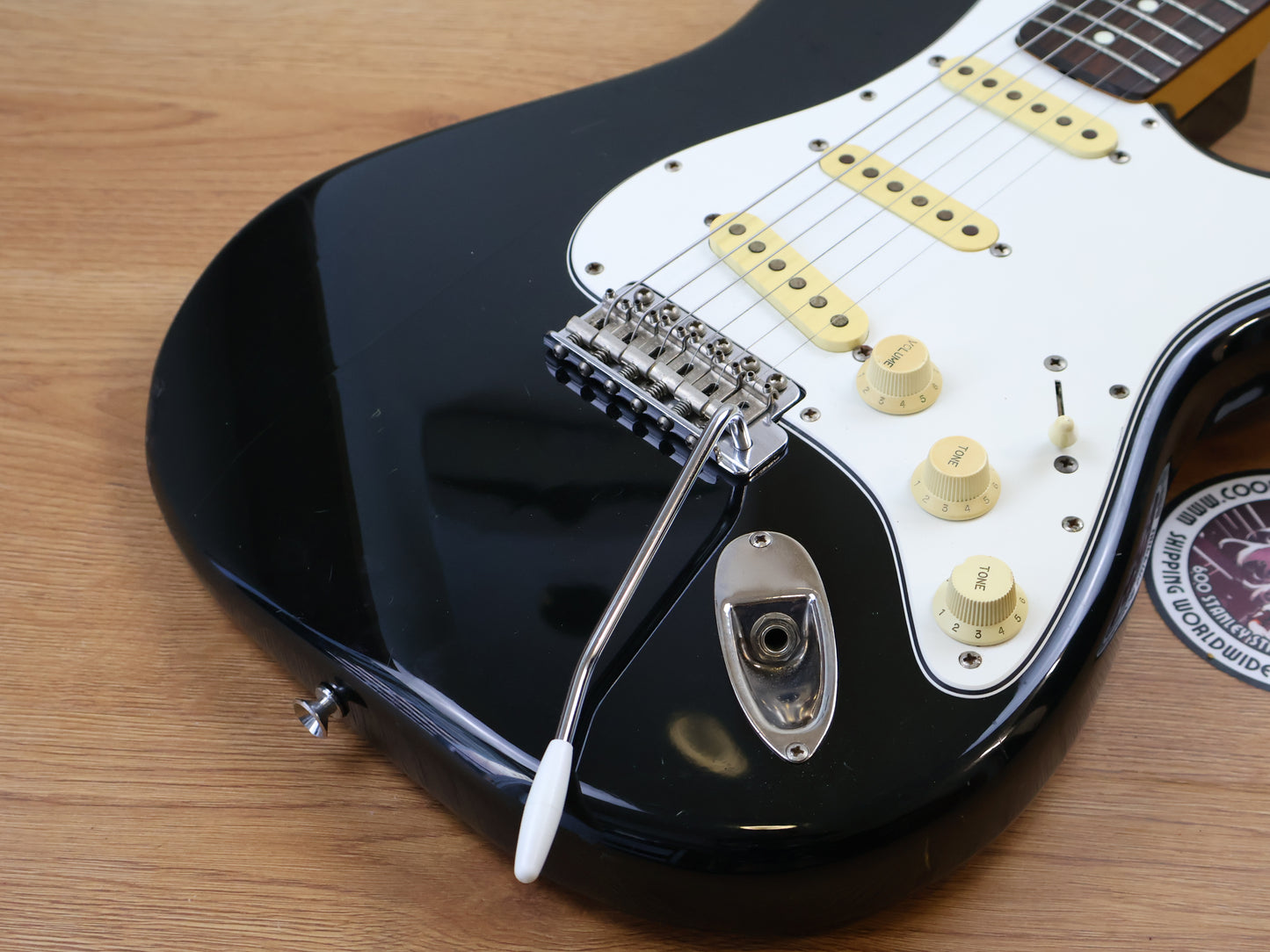 1985 Squier (by Fender Japan) "A Series" SST-36 Vintage Stratocaster (Black)