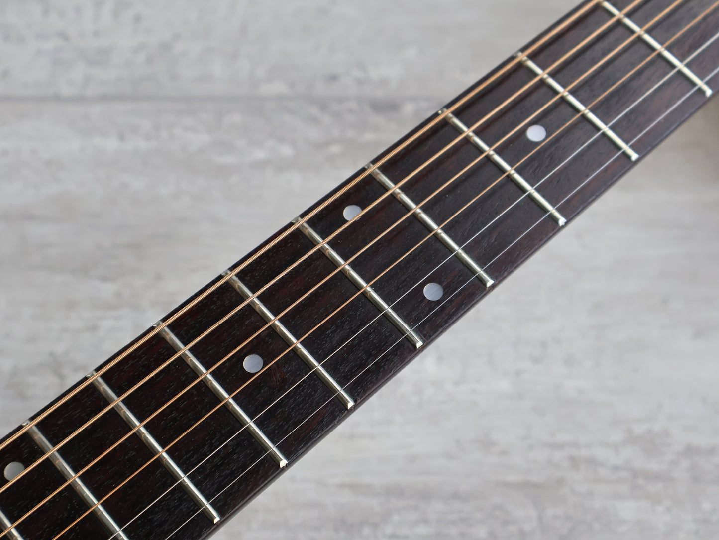 1980's Morris F-15 Japanese Vintage Folk OM Acoustic Guitar (Natural)