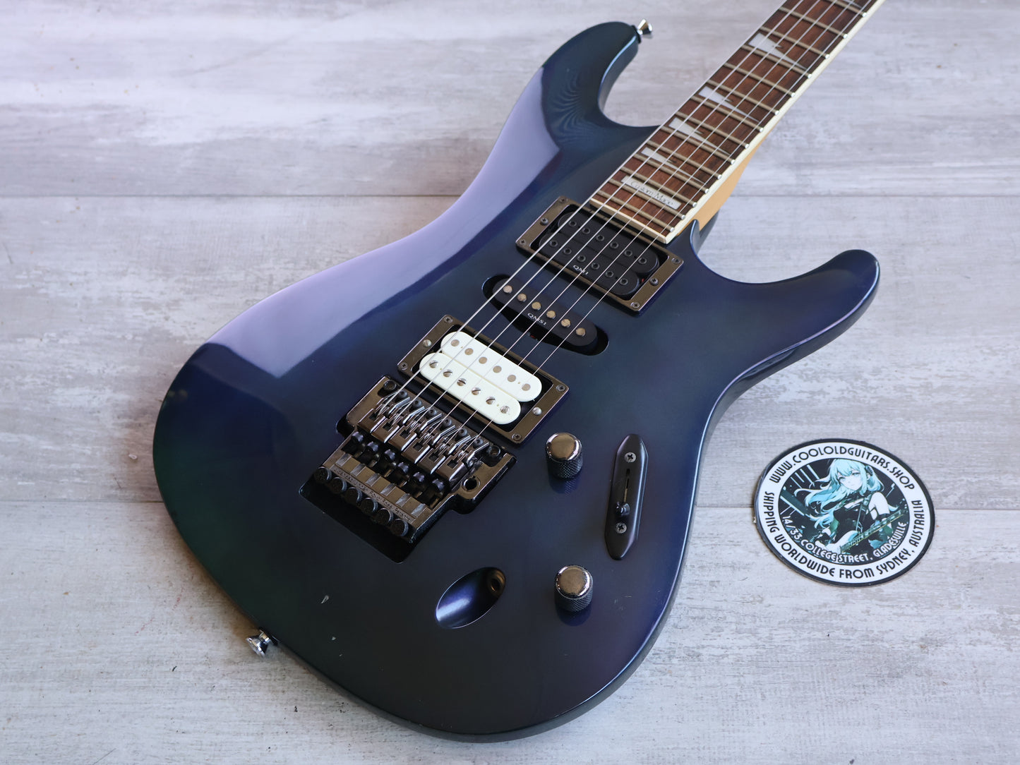 1993 Ibanez Japan S540LTD Saber HSH Superstrat (Jewel Blue)